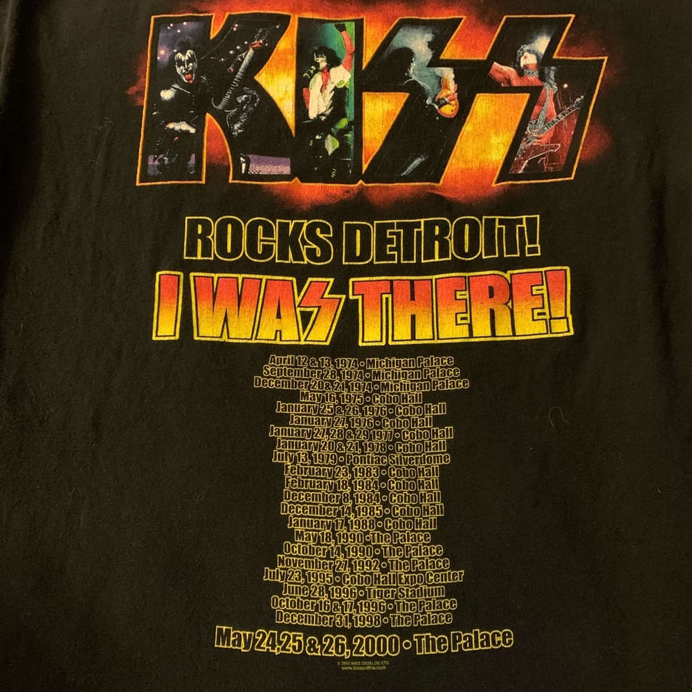 Kiss Concert T-shirt 2000